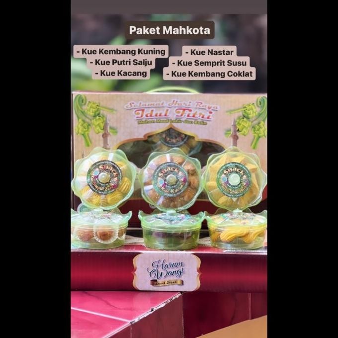 

langsung order saja] Parcel Kue Kering Cookies untuk Lebaran Idul Fitri Harum Manis
