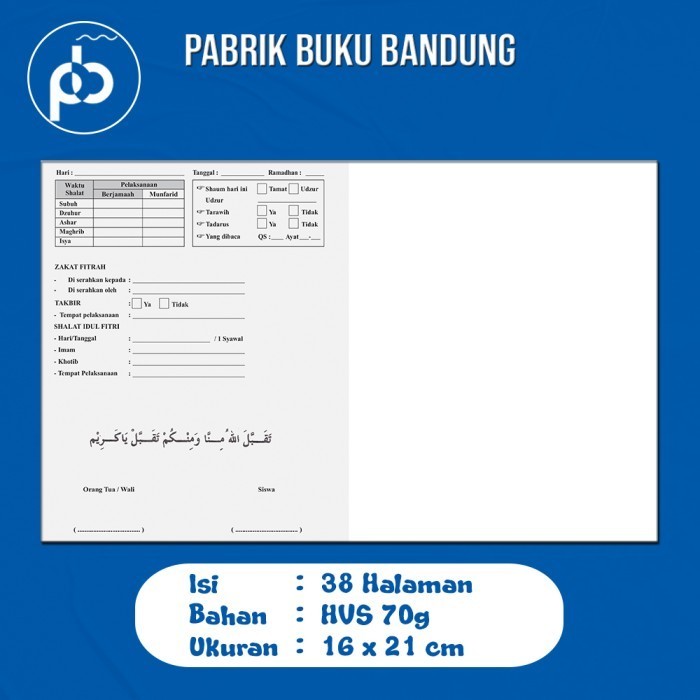 

Buku Kegiatan Bulan Ramadhan 16X21 Cm Cahaya Alam 100