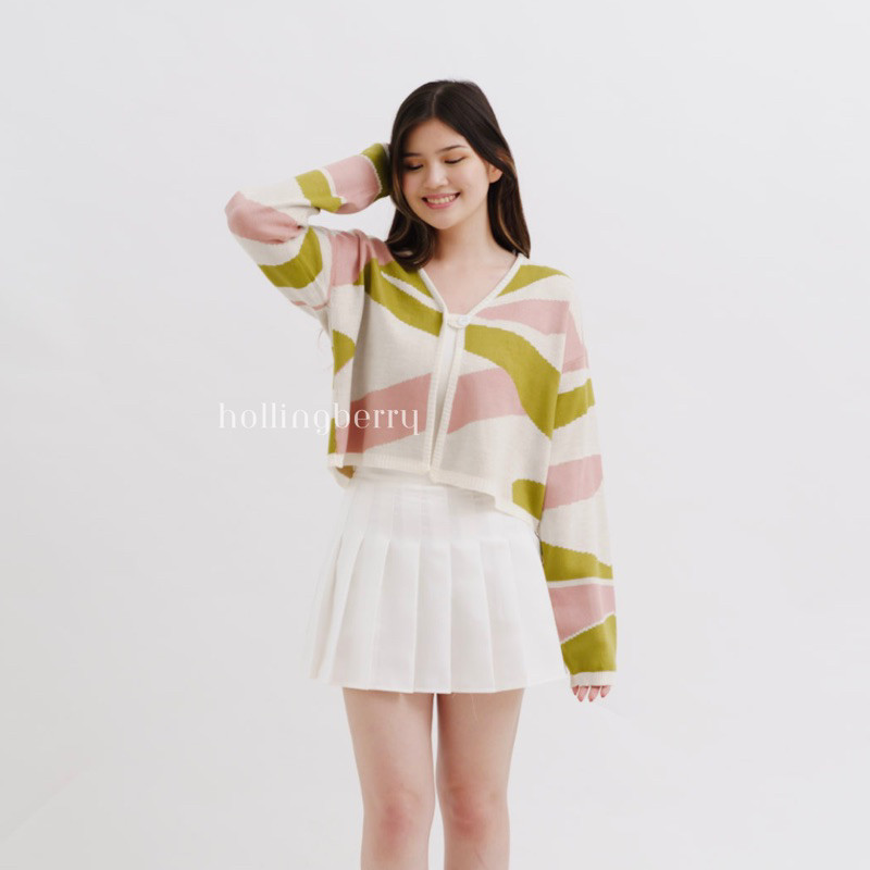 [COLD COLLECTIONS] Hollingberry - Sohee Cardigan Outer Knit