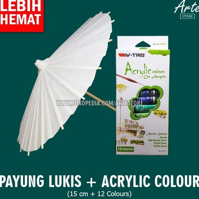 

PAKET MELUKIS (Payung Lukis dan Cat Acrylic)