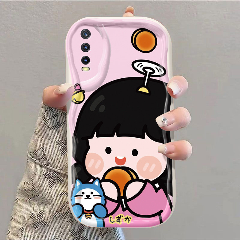 Casing Hp VIVO Y20 Y20i Y20s Y12s Y20 2021 Y11s Y12A Y20T Y20S M Y20S D Case hp pecinta kartun Dorae