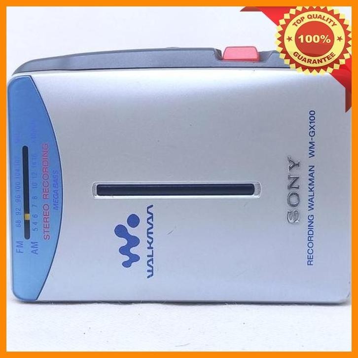 (BK ANA) WALKMAN SONY WM-GX100 TAPE PLAYER KASET PITA JADUL RADIO FM AM RECORDER MINI