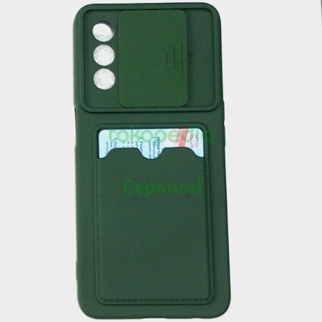 Soft Case Oppo A16 Slide Camera + Slot Card