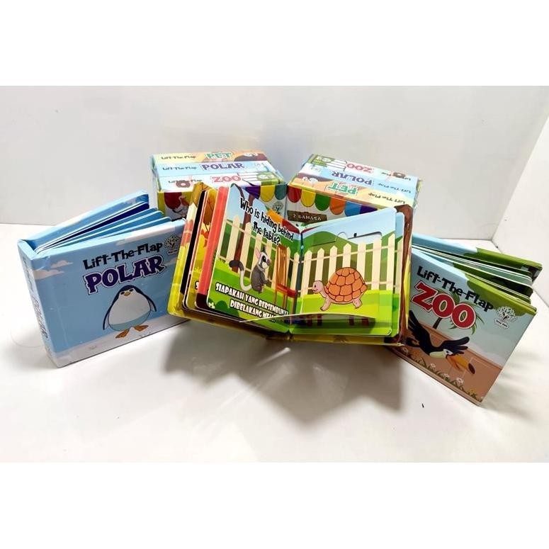 Tpbl Buku Edukasi Anak/ Buku Belajar Anak 3 In 1 Langsung Dapat 3 Buku / Flip The Flap Book 2 Bsa / 