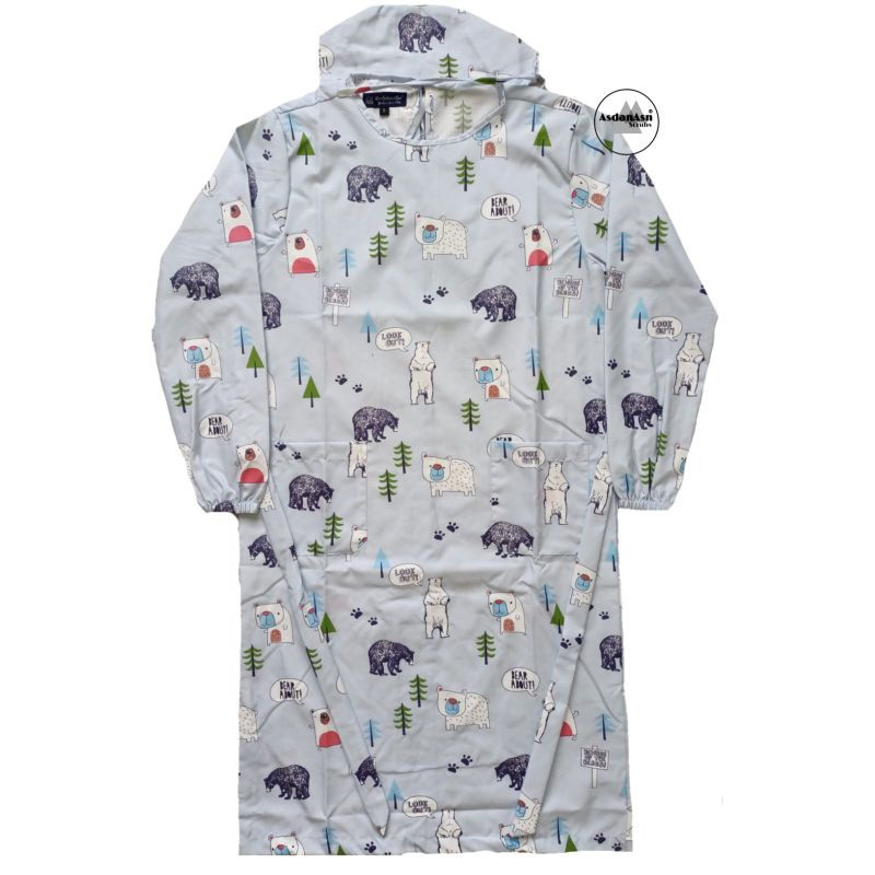 [FRESH STYLE] GET IT NOW Surgical Gown Motif Lucu, Surgical Gown Motif Terbaru, Apron, Baju Jaga