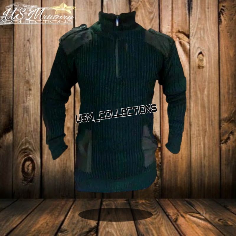 [HEAT IT UP] THE NEWEST SWEATER RAJUT LORENG ARMY / SWEATER RAJUT PRIA / SWEATER LORENG / HIJAU /