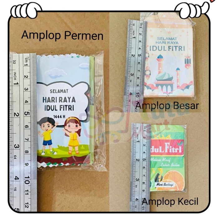 

Amplop Lebaran Model Permen Unik/ Amplop Snack Lebaran