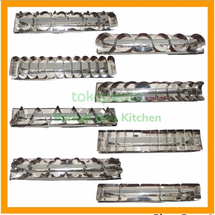 

Cetakan Kue Kering Kasten Besar 6 Motif Bahan Gagang Stainless