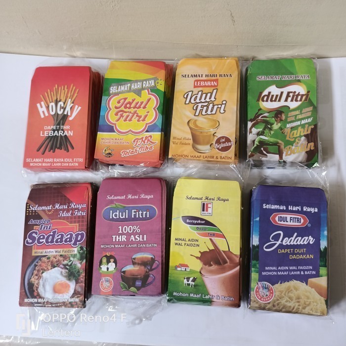 

Angpao /Amplop Lebaran Motif Makanan Isi 50 Pcs