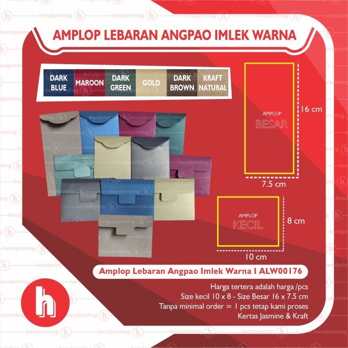 

Amplop Lebaran Angpao Imlek Warna I Alw00176