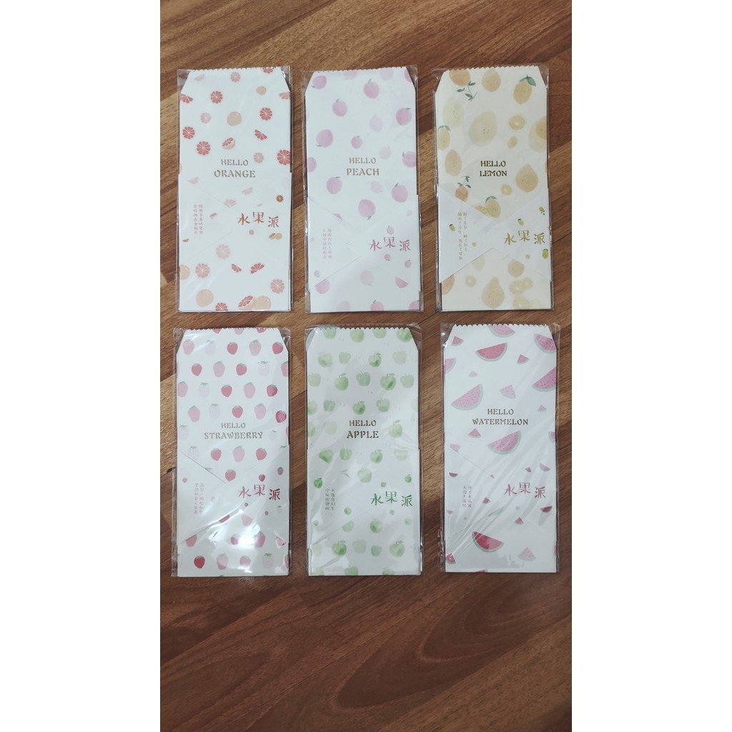 

Envelope / Amplop Angpao Ninge - Hello Fruit / Vintage Lebaran