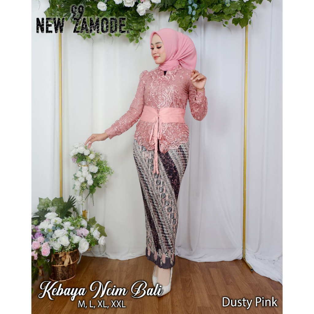 [READY] BEST SELLER Setelan Kebaya Modern Kebaya Bali Atasan Kebaya Bali Baju Wisuda Hijab Kebaya