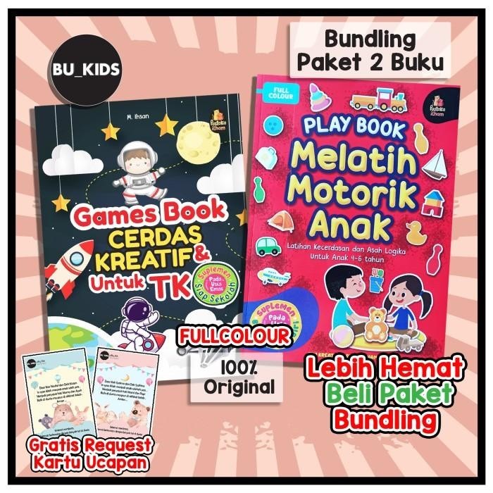 

Buku Aktivitas Anak Tk Paud Games Book Cerdas Kreatif Best Seller