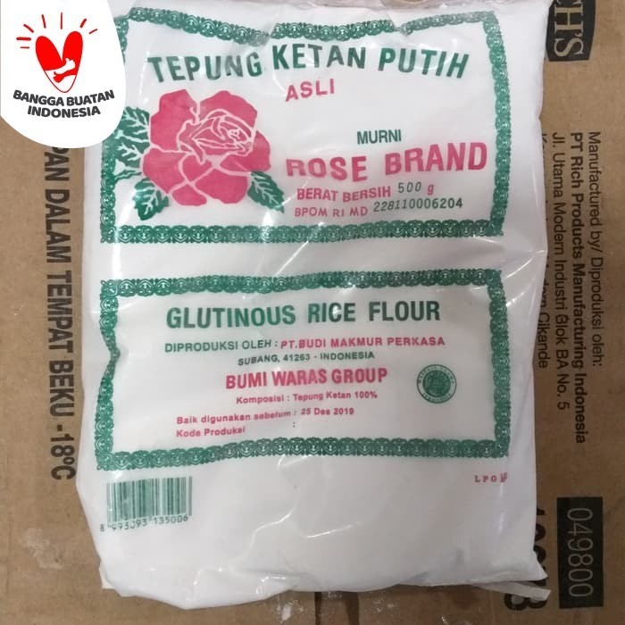 

Tepung Ketan Putih Rosebrand 500Gr 026