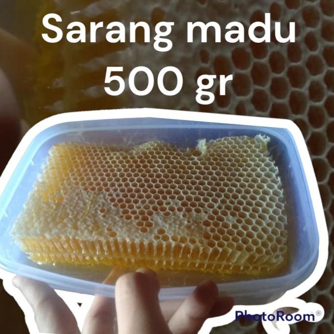 

madu sarang malifera, raw honey,honey comb.500 gr P52A