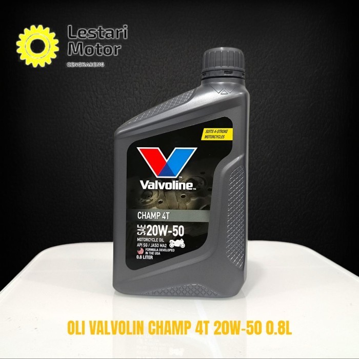 PROMO OLI VALVOLINE CHAMP 4T SAE 20W-50 OLI MOTOR 20W API SG FORMULA USA #ORIGINAL