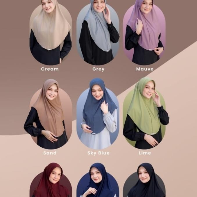 

Big Sale Hijab Bergo Seply Farrah Original