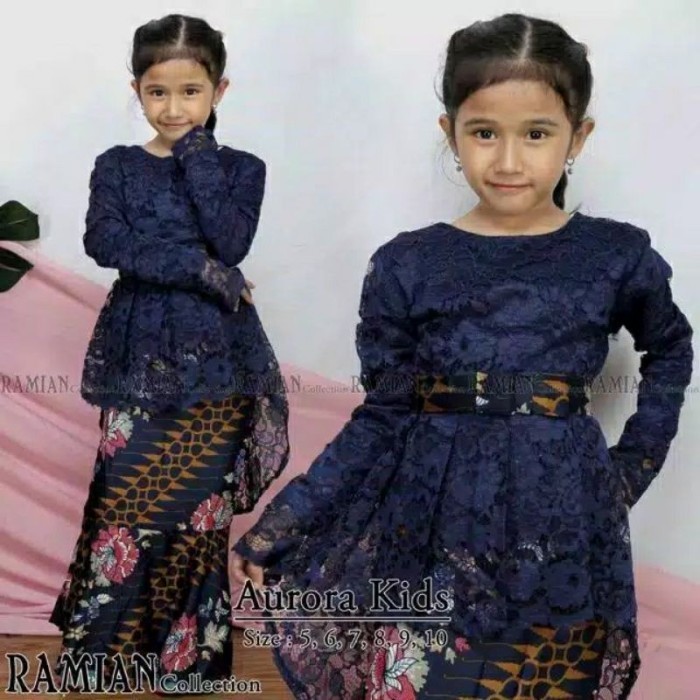 New Setelan Kebaya Anak Aurora / Kebaya Kartini / Kebaya anak Sd