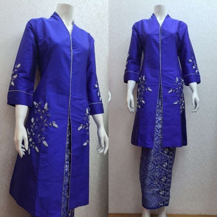 Set Kebaya Tafeta Payet // Baju Tafeta Mewah // Kebaya Kurung Payet