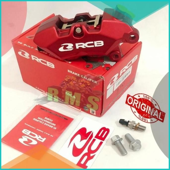 Kaliper Rem Rem Depan RCB R 1 4piston + Breker Ktc Motor Nmax / Aerox