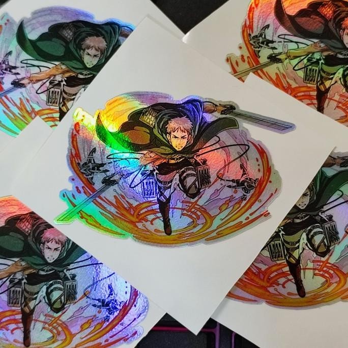 

STICKER STIKER HOLOGRAM ANIME -AOT JEAN KRISTIN - STIKER ANIME SKIA OFFICIAL