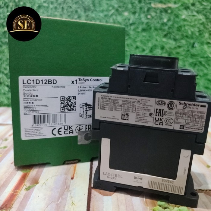 READY Schneider Electric Kontaktor Contaktor LC1D12 BD LC1D12BD 24VDC