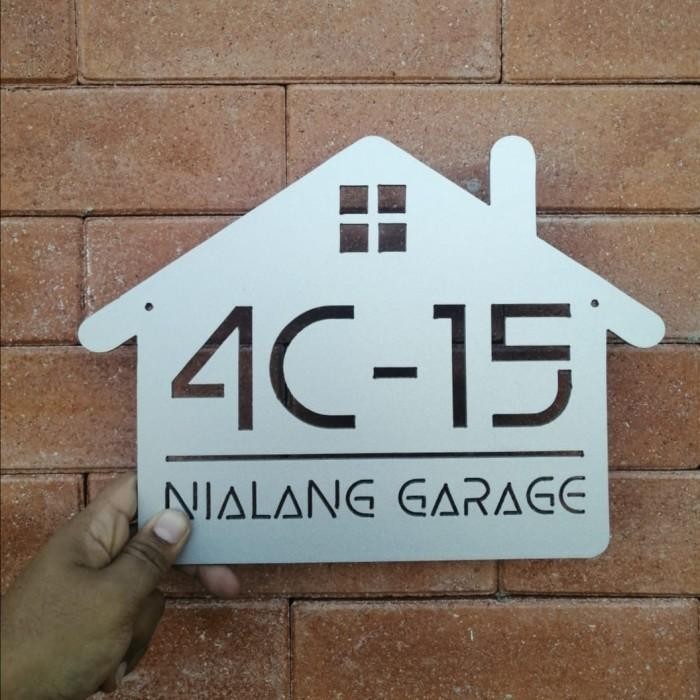 Plat Nomor Rumah / Nomor Rumah Acp
