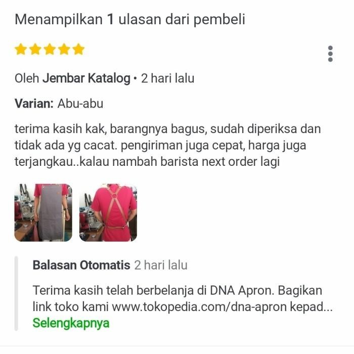 Apron Celemek Barista Jeans Termurah Keren