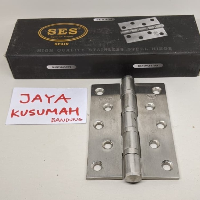 Engsel Pintu Rumah 5" Ses Stainless Steel Sus 304 5 Inch Tebal 5Mm