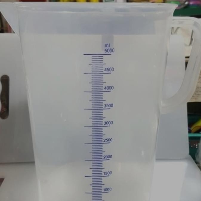 COD gelas takar 5 liter/Gelas ukur plastik 5000ml gelas takar plastik