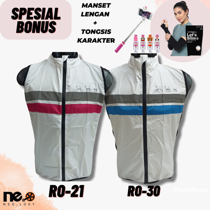 Rompi Sepeda Lipat Brompton Brompton Vest (White)