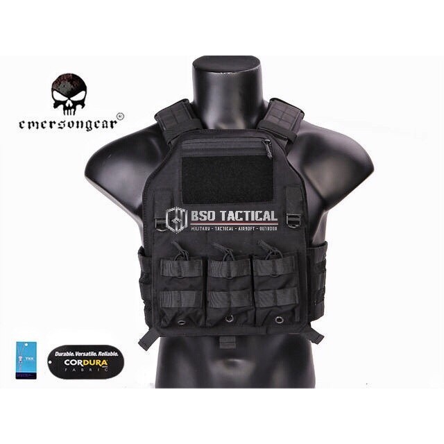 Rompi Airsoft Emerson 420 Plate Carrier Military Tactical Vest Ori