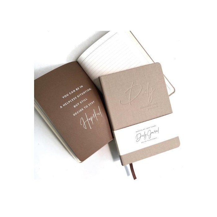 

Berkualitas Insht Unlimited Daily Journal (Notebook) Jose Carol (D Pages) Brown Promo
