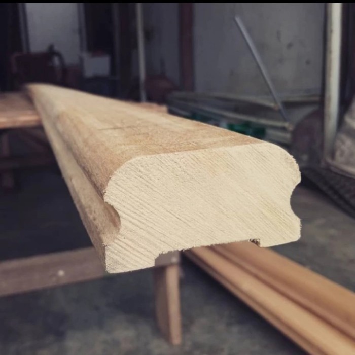 READY STOCK- relling pegangan tangga kayu jati