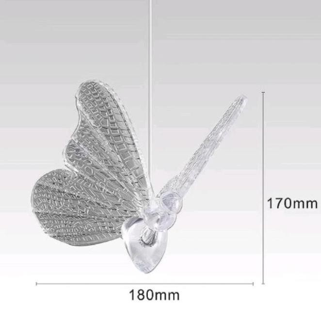 Terjangkau Lampu Gantung Hias Led Acrylic Kupu Kupu 1 Set Isi 10 Mandahala