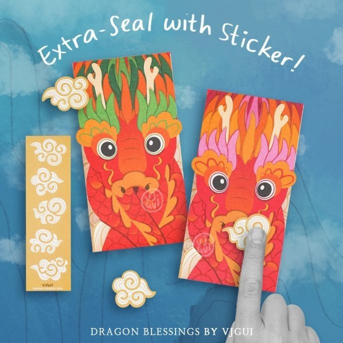 

Angpao Imlek 2024 Dragon Angpau Naga Amplop CNY Sincia