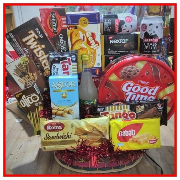 

Ready Parcel / Parsel Hampers Lebaran - Mix Kue Kaleng Good Time Pengiriman Cepat