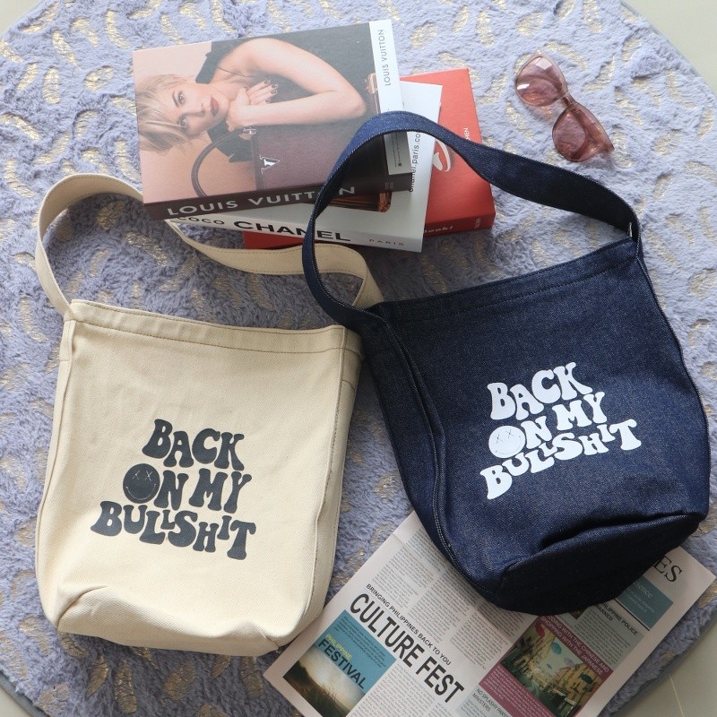 [BEST DEAL] SPNB Tote bag Resleting Kuliah Pria Wanita Bucket Bullsht