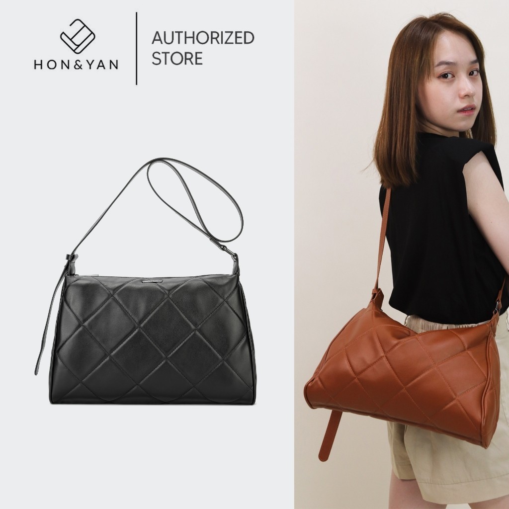 [BEST DEAL] HONYAN Tas Totebag Wanita Import Selempang Original Kuliah Kerja Kantoran Branded -