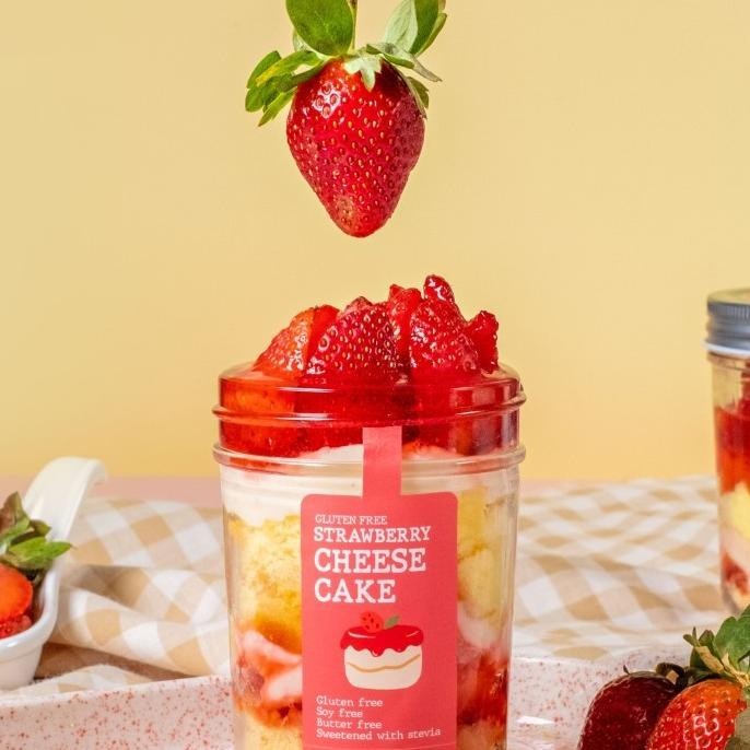 

New Gluten Free Strawberry Drt Jar | Healthy, Less Sugar Stok Terbatas