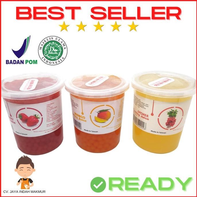 

\"\"\"\] Popping Bobba/Poping Boba/CoatingJuice Impor Taiwan 1 Kg