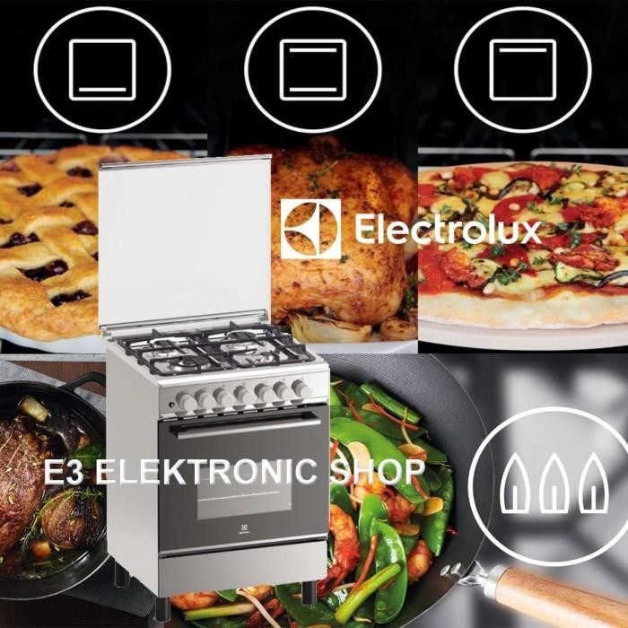 TERBARU! ELECTROLUX EKG6404X KOMPOR GAS FREESTANDING 60 CM DAN OVEN GAS 80 L