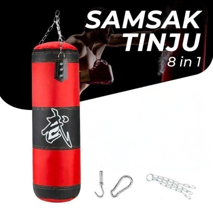 FMFIT Punching Bag 80 cm Sand Bag Berdiri Samsak Tinju gantung Boxing mma