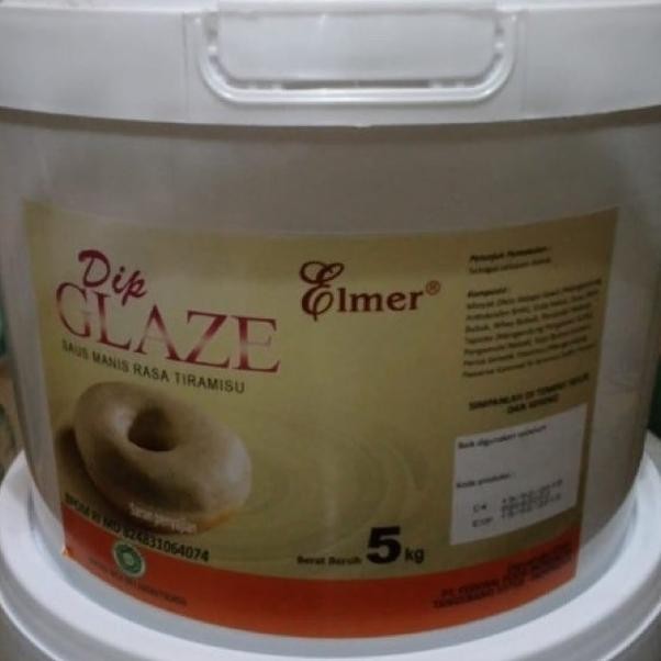 

PTR Elmer Dip Glaze Tiramisu - Topping Donat Tiramisu 5kg Gosend/Grab - kuigrocery