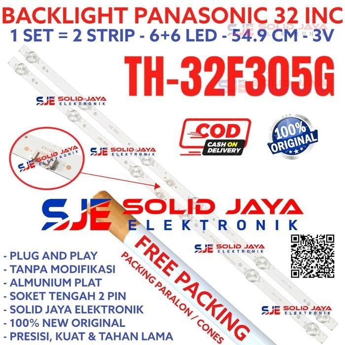 BACKLIGHT LED PANASONIC 32 TH32F305 TH32F305G TH-32F305 32F LAMPU BL