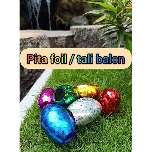 

best produk] Pita Ribbon Balon ( 1 roll = 10 m ) Tali balon / pita foil