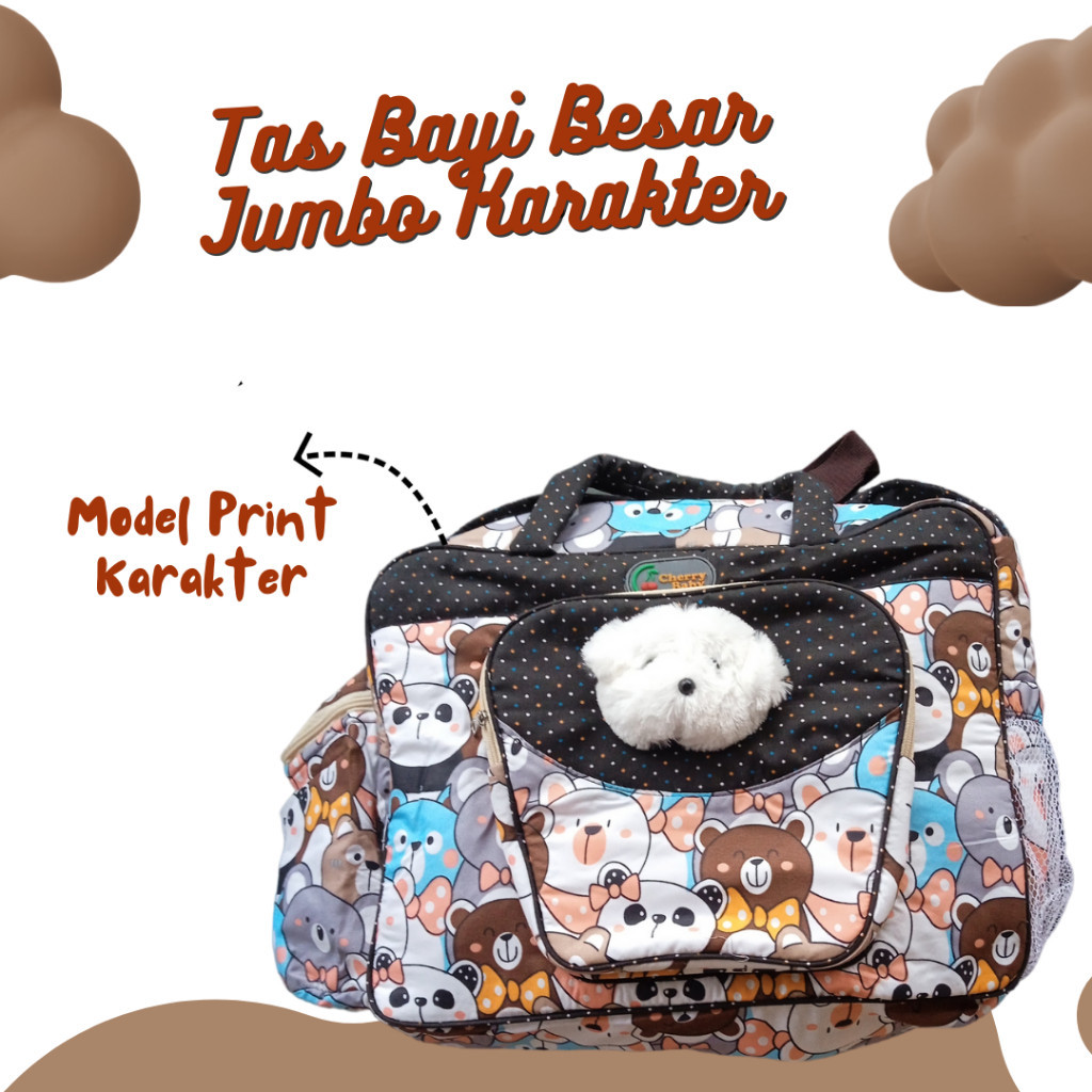 Tas Bayi Besar Jumbo Multifungsi Karakter
