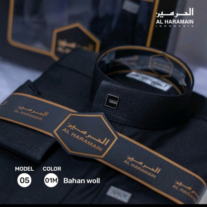 BEST SELLERAL Haramain Jubah / Gamis Pria Remaja Premium Resleting Wol (05) - Coklat Tua 06, 42premi