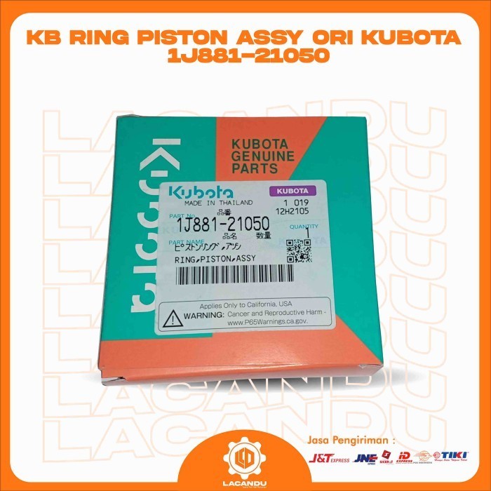 KB RING PISTON ASSY ORI KUBOTA 1J881-21050 FOR COMBINE HARVESTER LACAN