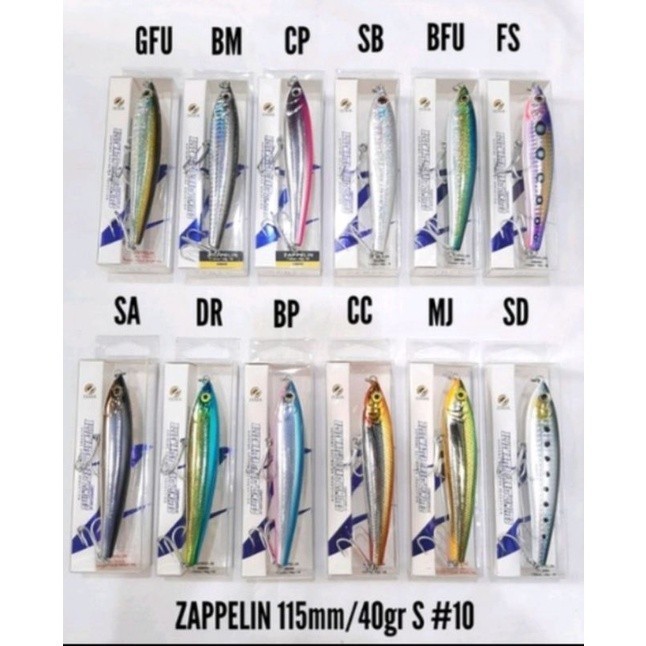 Terbaru Lure Zerek Zappelin Fast Sinking 115Mm Promo Terlaris